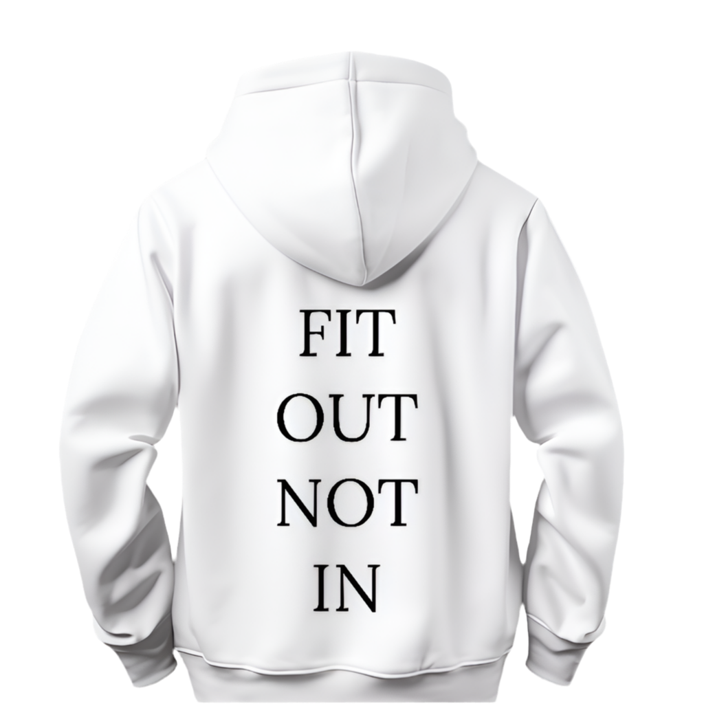 Fit out not in Hoodie